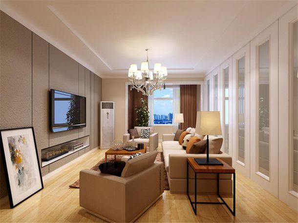 綠地城110平簡(jiǎn)約風(fēng)格設(shè)計(jì)方案