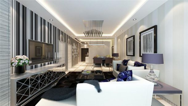 金輝·悅府80平簡約風格設(shè)計方案