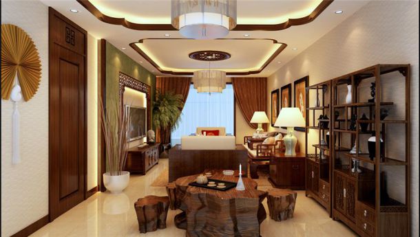 銘城國(guó)際社區(qū)105平新中式風(fēng)格設(shè)計(jì)方案