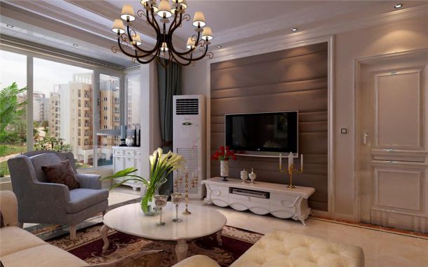 天浩上元郡106平歐式風格設計方案