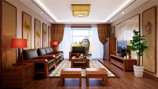 蘭空豐登路小區(qū)170平新中式風格設計方案