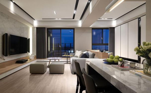 銘城國際社區(qū)50平現(xiàn)代設(shè)計(jì)方案