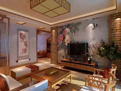 奧林匹克花園130平米新中式風格