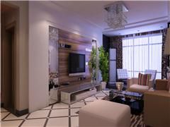 天朗萊茵小城110平米現(xiàn)代簡約風格設計方案