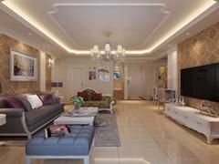 天朗藍(lán)湖樹160平米簡(jiǎn)歐設(shè)計(jì)風(fēng)格