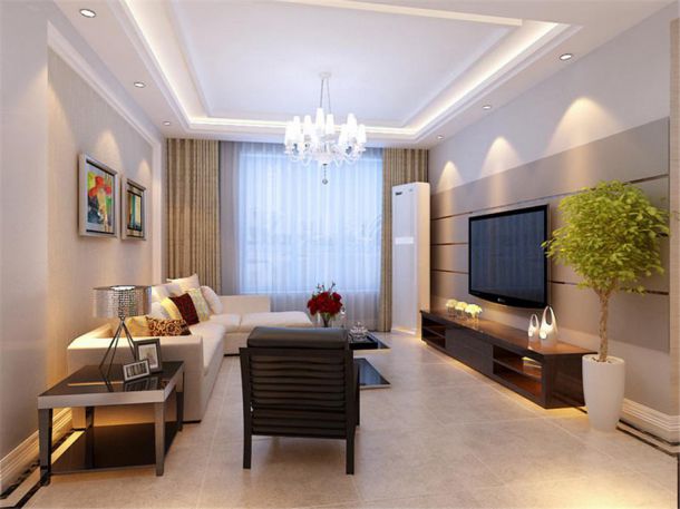 融僑城115平簡(jiǎn)約風(fēng)格設(shè)計(jì)方案