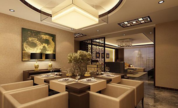 中海觀園145平米新中式設(shè)計方案