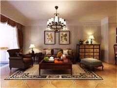 富力城140平美式鄉(xiāng)村風(fēng)格設(shè)計方案