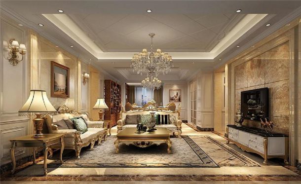 羅馬景福城180平米歐式設(shè)計方案