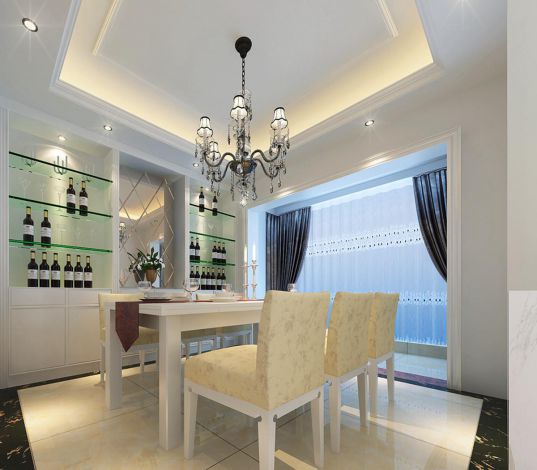 龍記帝景灣125平米現(xiàn)代簡(jiǎn)約