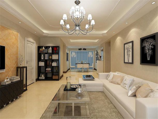 楓葉新都市140平簡約風(fēng)格設(shè)計方案