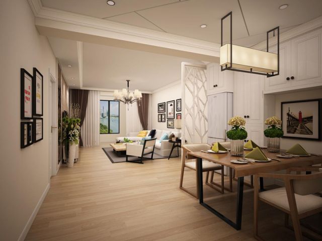 銘城國際社區(qū)105平米現(xiàn)代設計方案