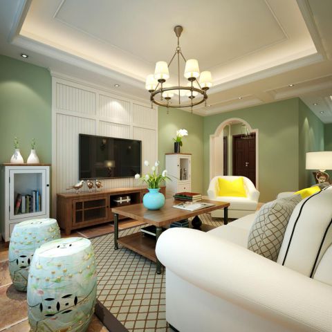 中冶一曲江山/120平方/美式風(fēng)格