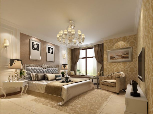 文景小區(qū)127平米歐式設(shè)計(jì)方案