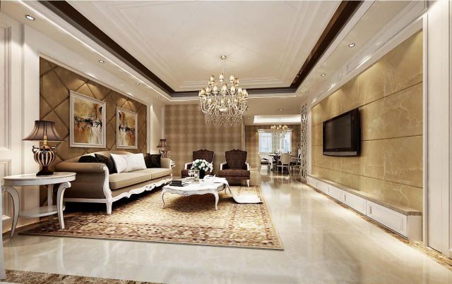 航天城小區(qū)/186平米/簡歐