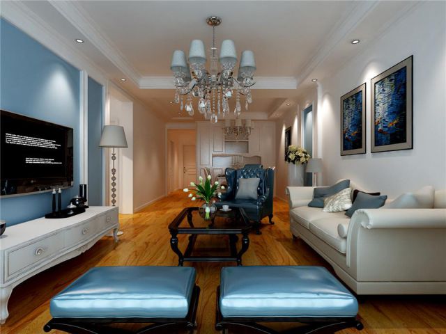 千林郡90平米簡美設(shè)計方案