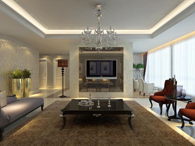 蘭亭坊小區(qū)180平歐式設(shè)計(jì)風(fēng)格