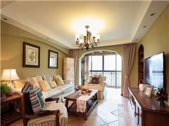 陽(yáng)光城麗茲公館118平米美式鄉(xiāng)村風(fēng)格設(shè)計(jì)方案