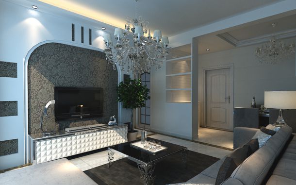 紫薇希望城97平米簡約風(fēng)格