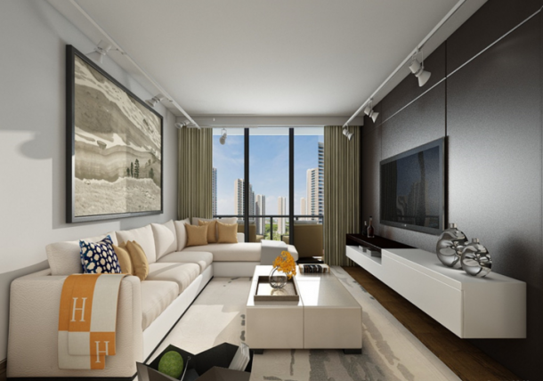 航天城小區(qū)/102平米/現(xiàn)代簡(jiǎn)約風(fēng)格