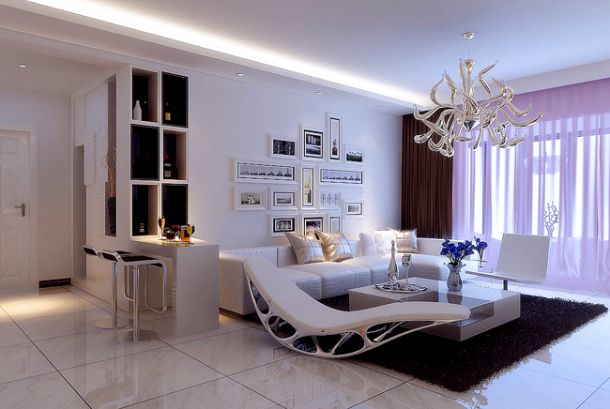 國(guó)家電網(wǎng)小區(qū)/155平米/黑白灰簡(jiǎn)約