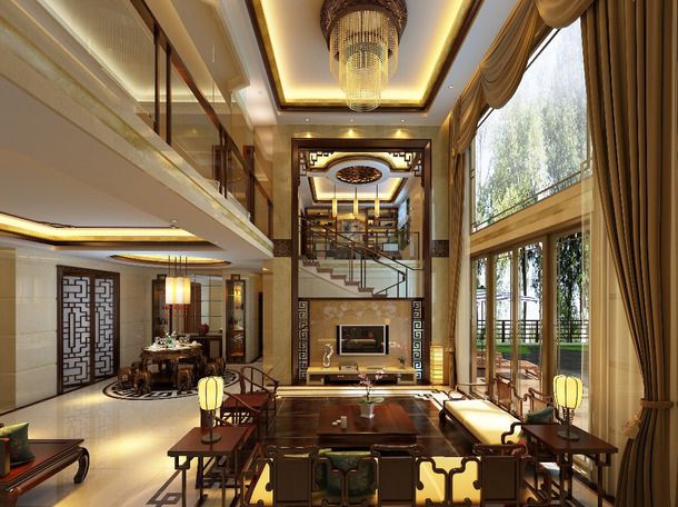 鑫苑大都匯/123平米/中式風(fēng)格