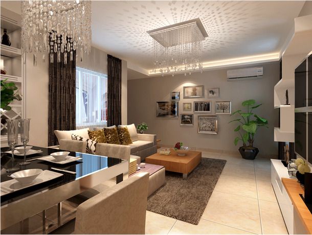 御景城/100平米/中式風(fēng)格