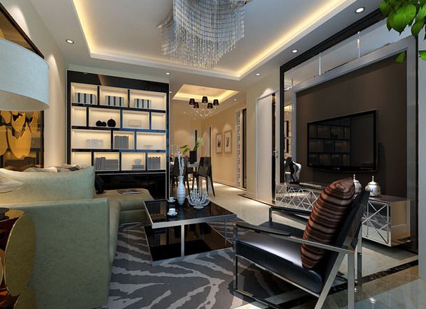御景城/98平米/簡約風(fēng)格