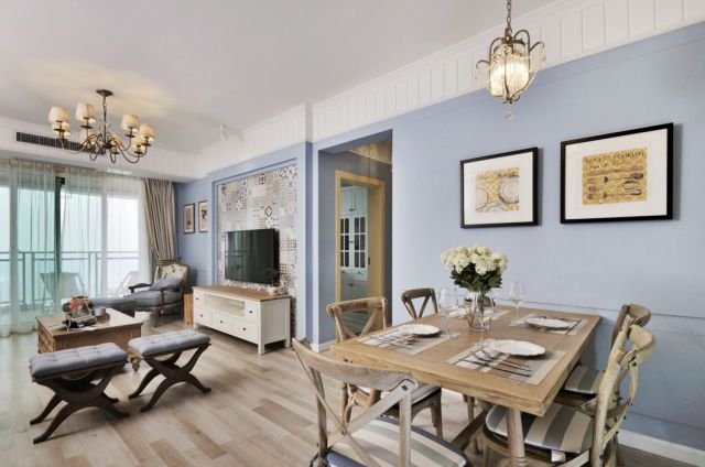 金科天籟城110平米混搭風格設(shè)計方案