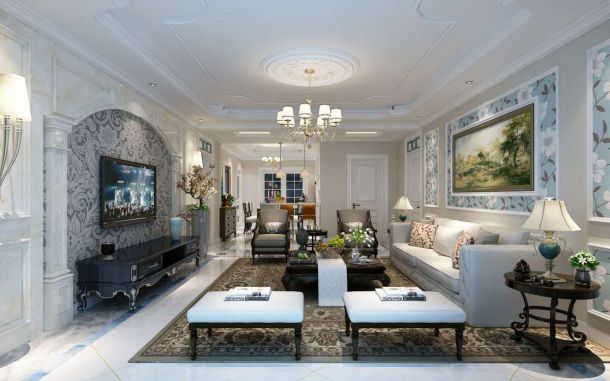 楊凌人才公寓148簡(jiǎn)歐風(fēng)格