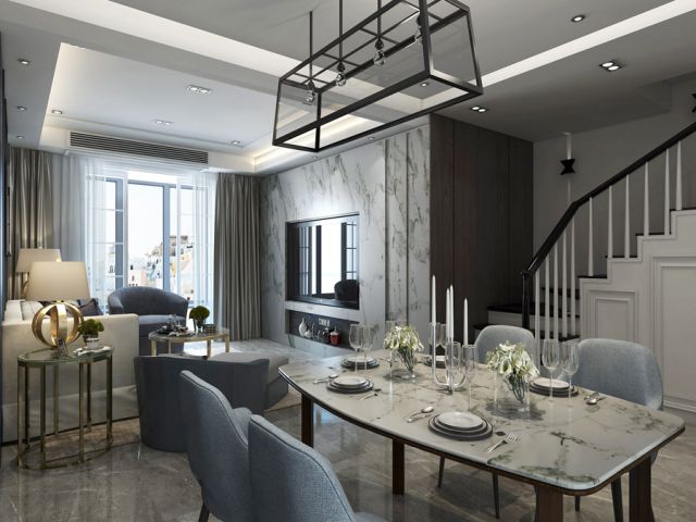 白樺林間/180平米/復式后現(xiàn)代風格