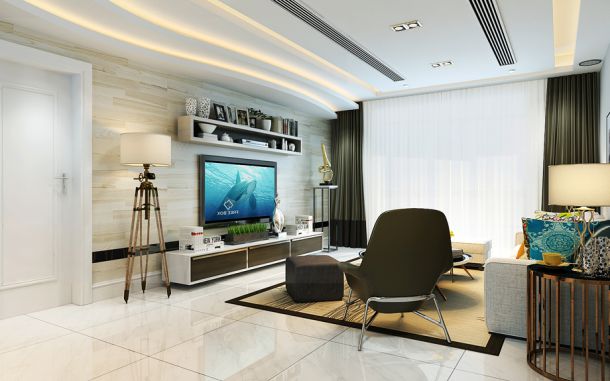 金泰假日花城/140平米/現(xiàn)代簡(jiǎn)約風(fēng)格裝修