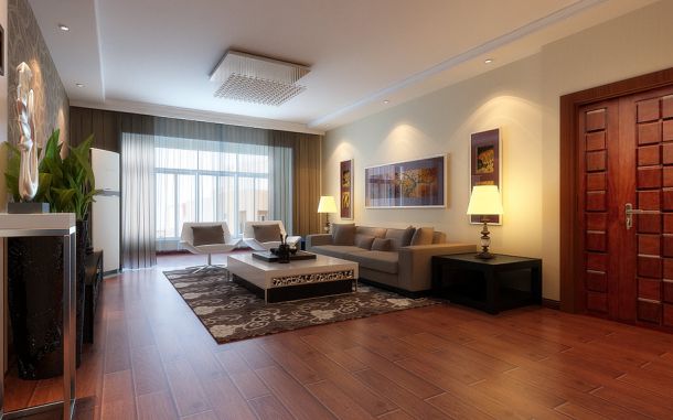 銘城國(guó)際社區(qū)/115平米/現(xiàn)代簡(jiǎn)約風(fēng)格裝修