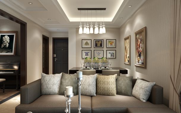 華潤(rùn)24城108平米現(xiàn)代簡(jiǎn)約風(fēng)格設(shè)計(jì)案例