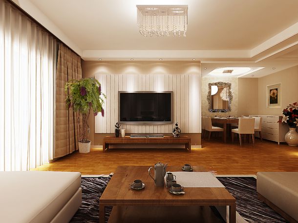 蘭空小區(qū)/160平米/現代簡約風格裝修