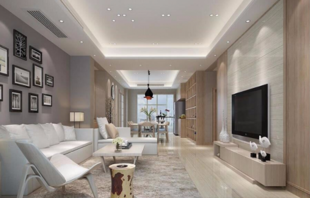 雅居樂御賓府210平米四居室現(xiàn)代簡約風(fēng)格設(shè)計方案效果圖參考