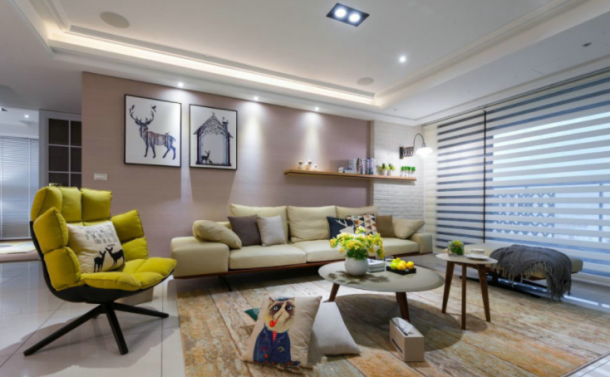 金輝優(yōu)步花園117平米三居室現(xiàn)代簡(jiǎn)約風(fēng)格設(shè)計(jì)方案效果圖參考