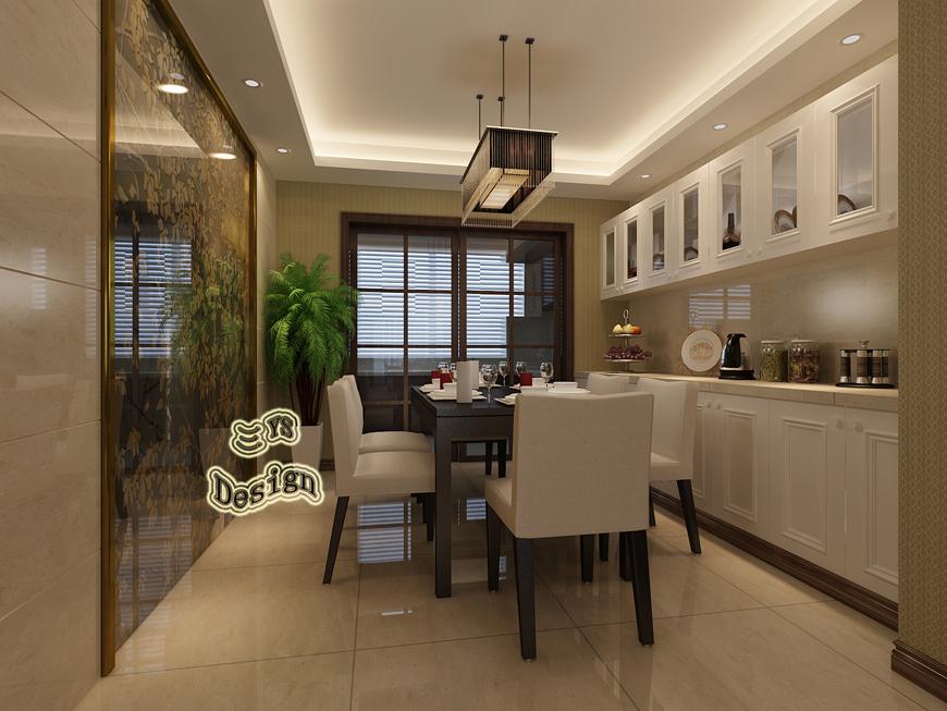 西北大學(xué)180平新中式風(fēng)格設(shè)計(jì)方案