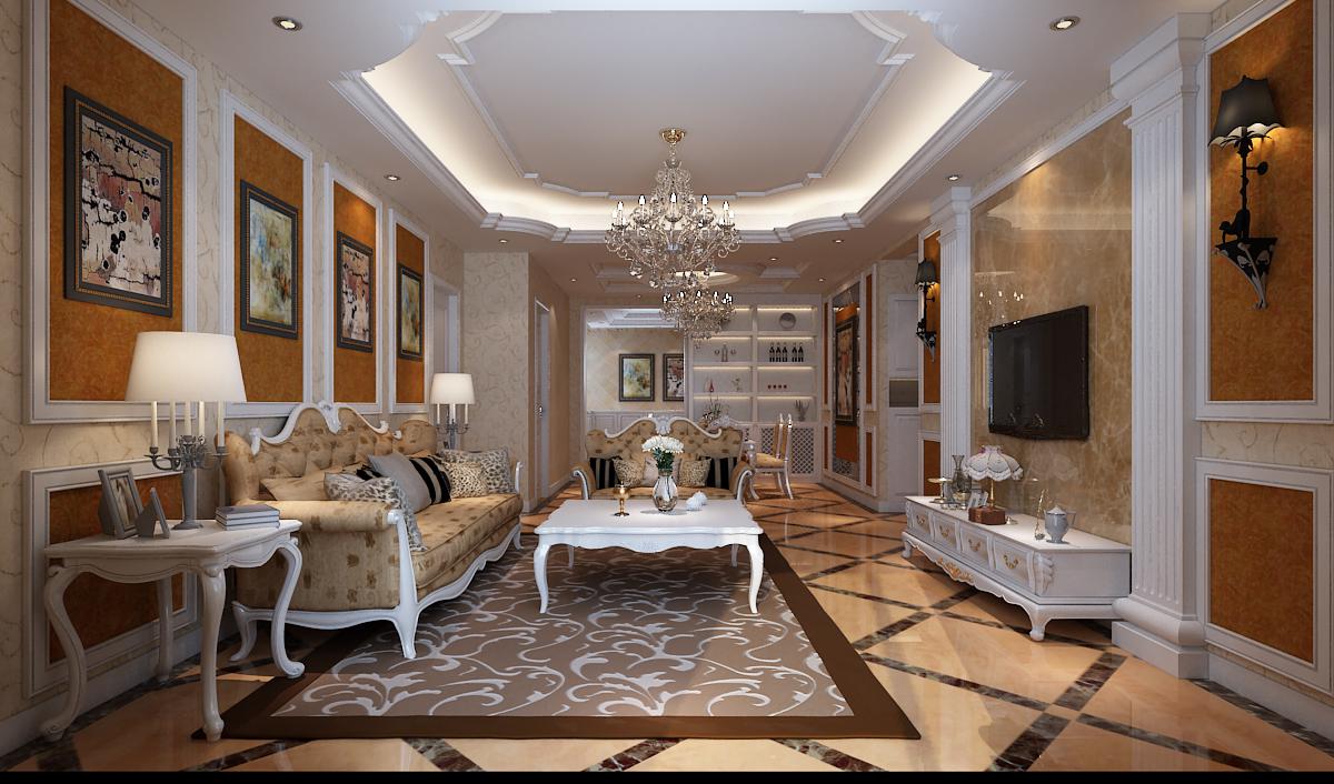 和基聽城140平歐式風(fēng)格設(shè)計方案