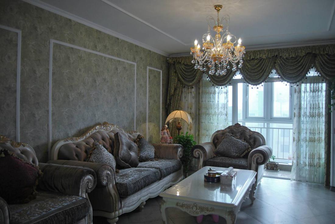 盛世長安135平簡歐風(fēng)格設(shè)計(jì)方案