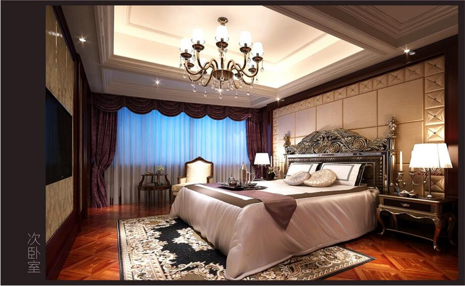 曲江金水灣200平新中式風格設(shè)計方案