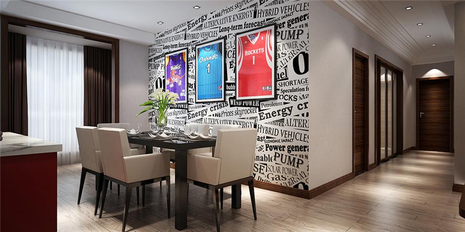 閻良馨苑128平簡約風格設計方案