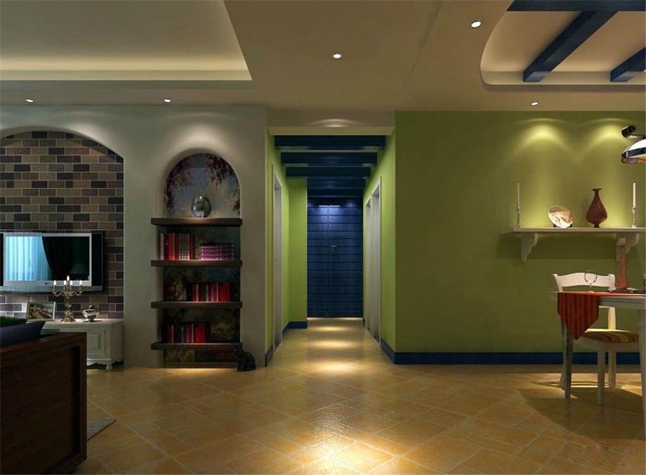 金輝天鵝灣120平地中海風格設計方案