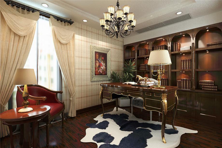 白樺林間262平歐式風格設(shè)計方案