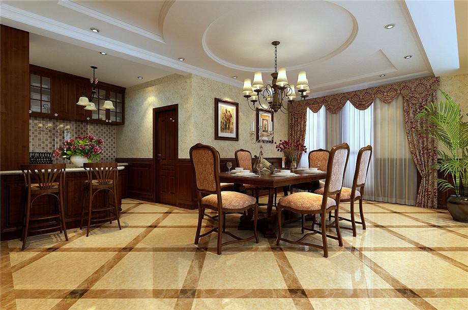 白樺林間262平歐式風格設(shè)計方案