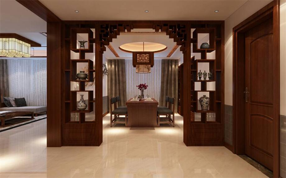 紫薇尚層140平米中式風(fēng)格設(shè)計(jì)方案
