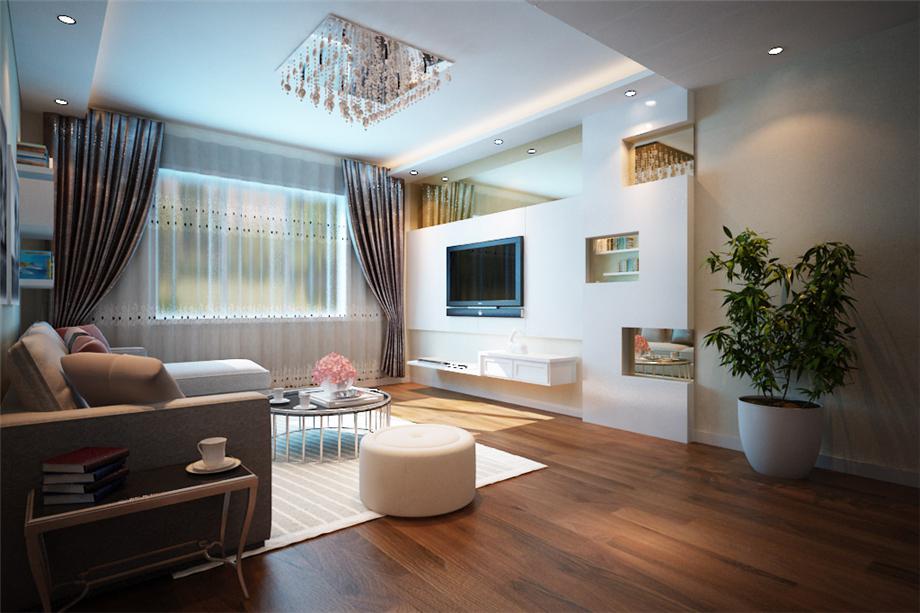 華豪麗晶121平米簡約風(fēng)格設(shè)計方案