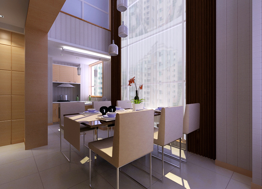 長安居130平復(fù)式簡約設(shè)計(jì)方案