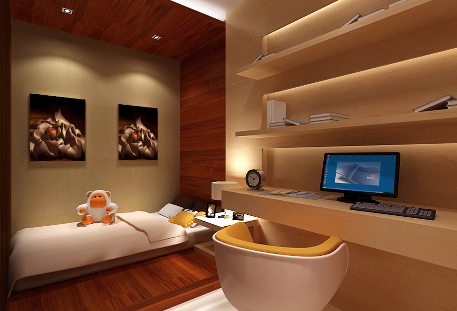 長安居130平復(fù)式簡約設(shè)計(jì)方案