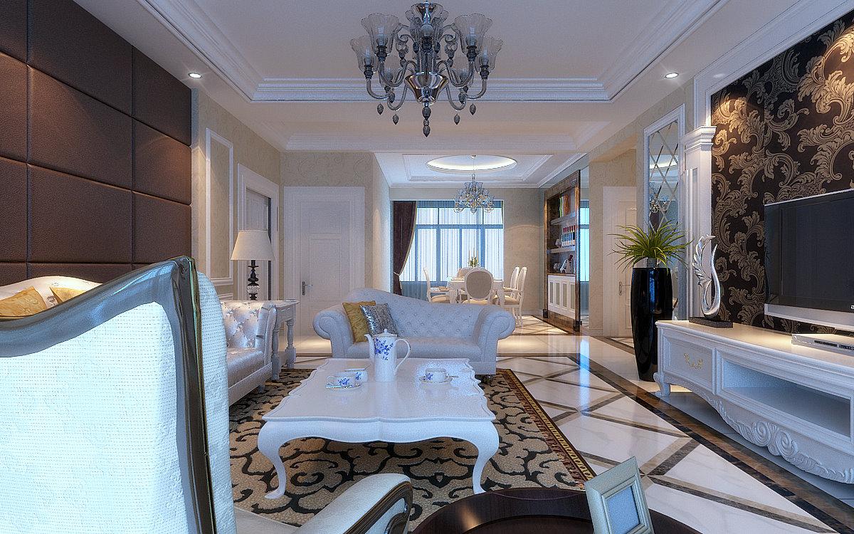 龍湖香醍160平歐式風(fēng)格設(shè)計(jì)方案